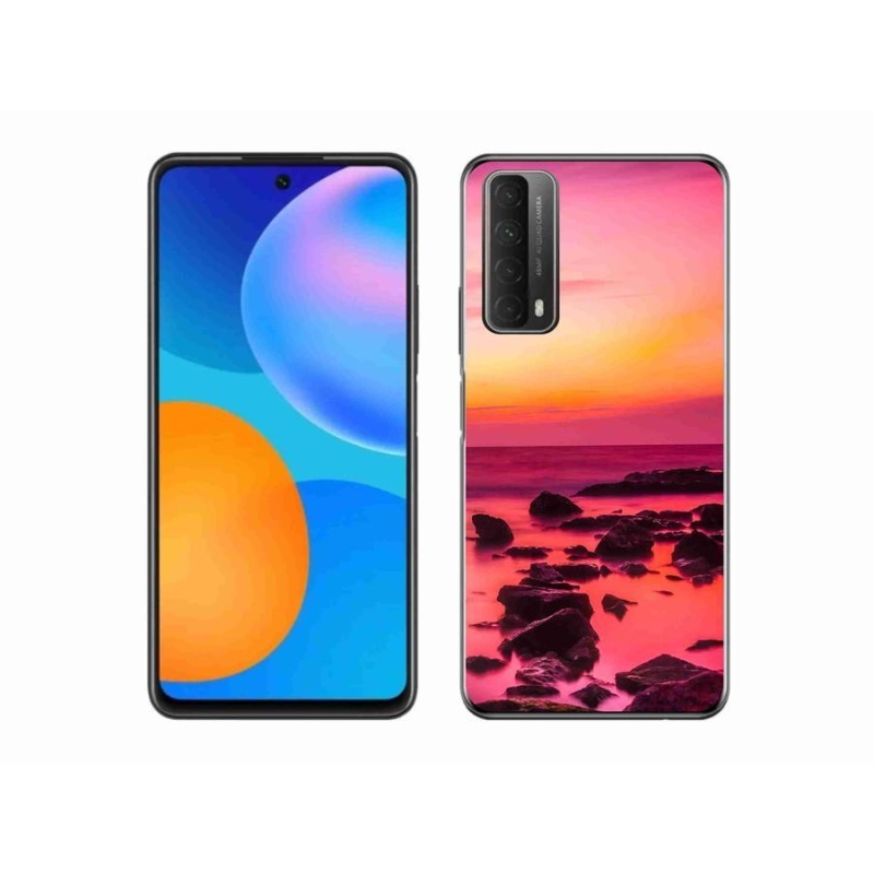 Gél borítás mmCase a Huawei P Smart (2021) - tenger és világítás