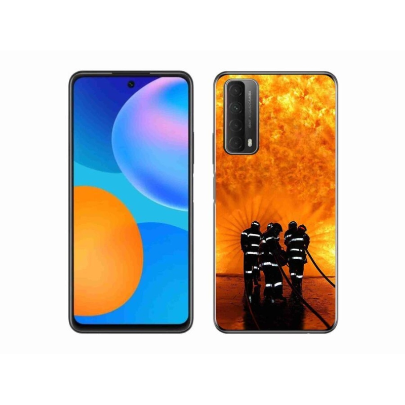 Zselés borítás mmCase a Huawei P Smart (2021) - tűz