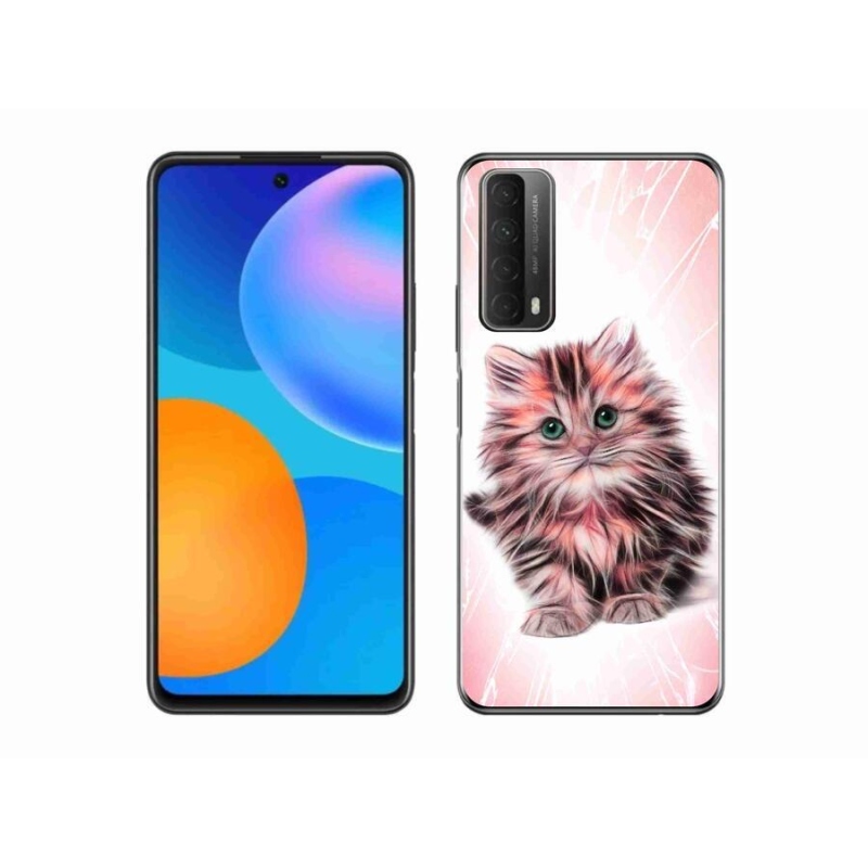 Gél borító mmCase mobiltelefonhoz Huawei P Smart (2021) - aranyos cica