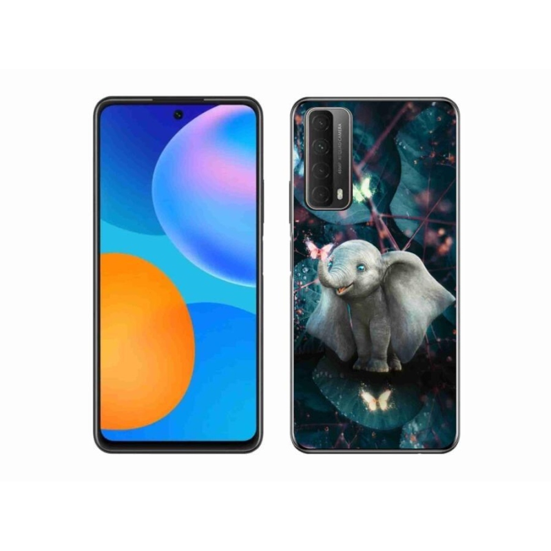 Gél borító mmCase mobil Huawei P Smart (2021) - aranyos elefánt