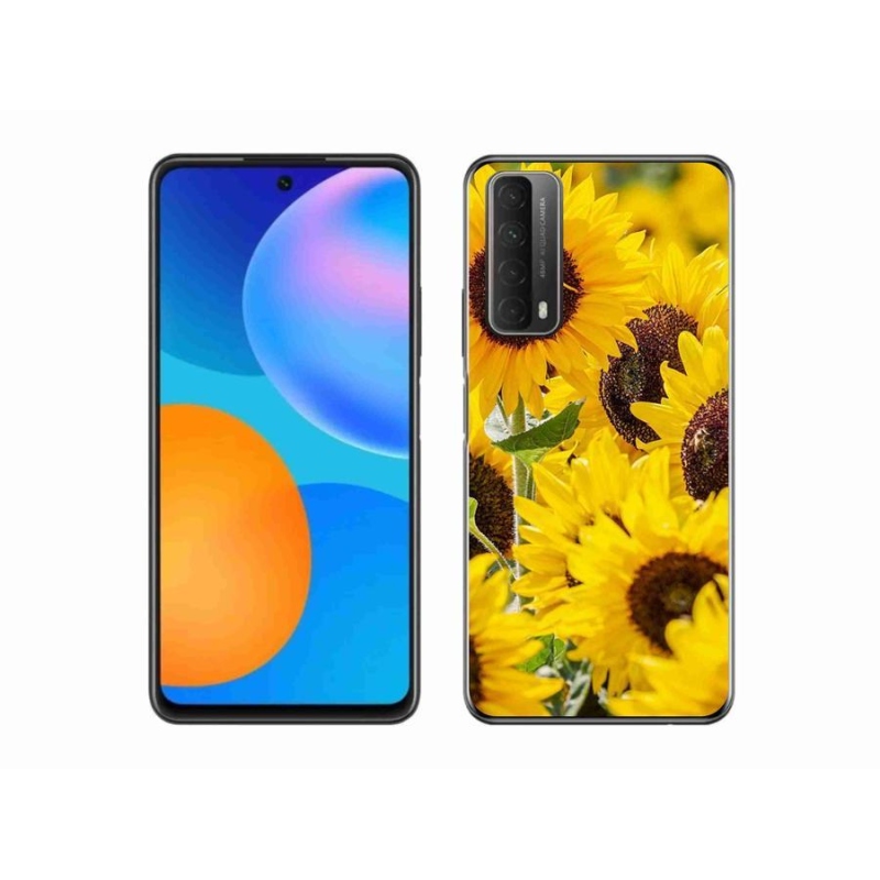 Zselés borítás mmCase a Huawei P Smart (2021) - Napraforgóhoz