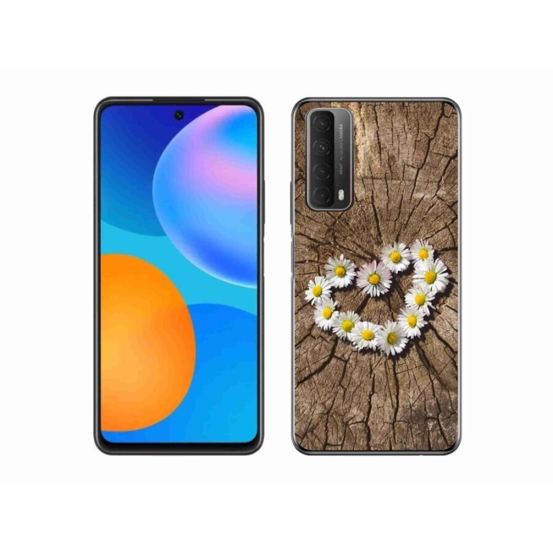 Gél borító mmCase a mobil Huawei P Smart (2021) - szív a százszorszépek szívéhez