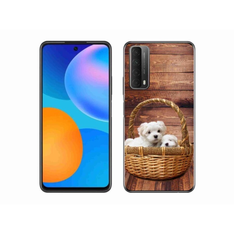 Zselés borítás mmCase a Huawei P Smart (2021) - kölyökkutyákhoz