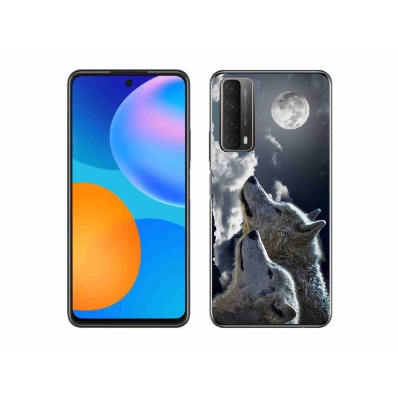 Zselés borítás mmCase a Huawei P Smart (2021) - farkasok