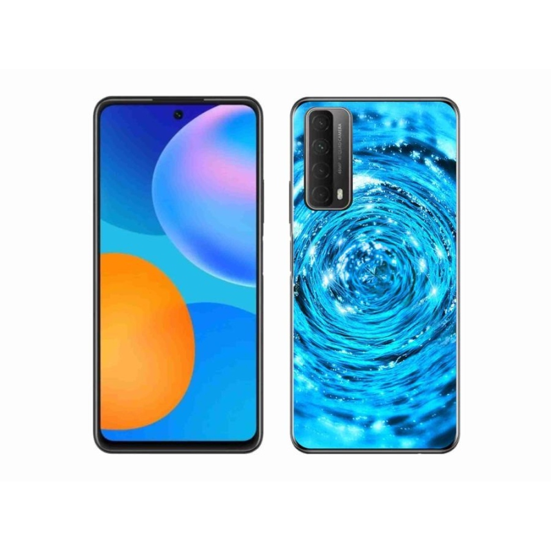 Zselés borítás mmCase a Huawei P Smart (2021) - water vortex számára