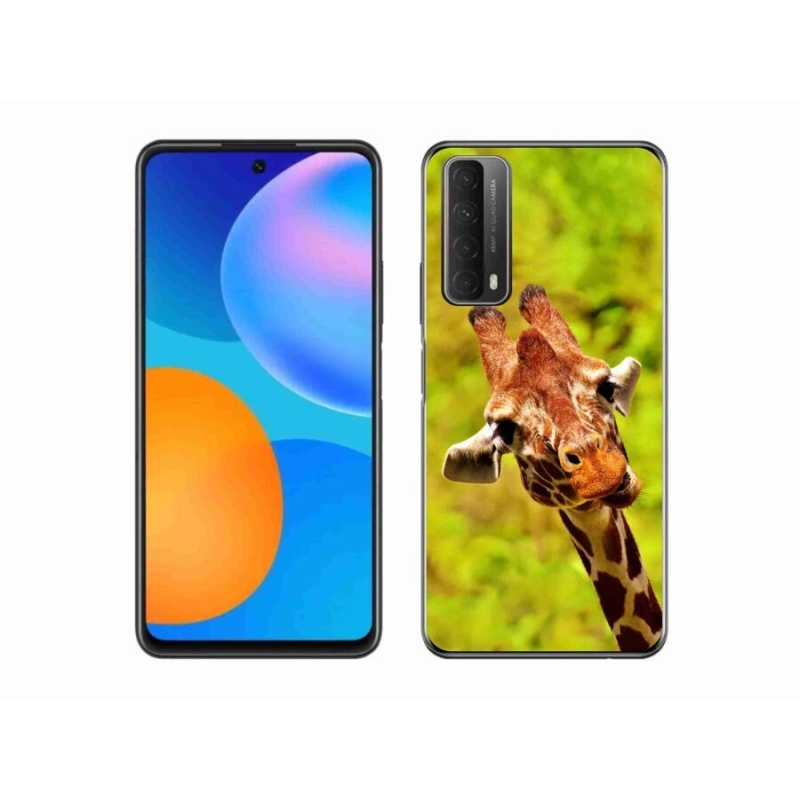 Zselés borítás mmCase a Huawei P Smart (2021) - zsiráfhoz