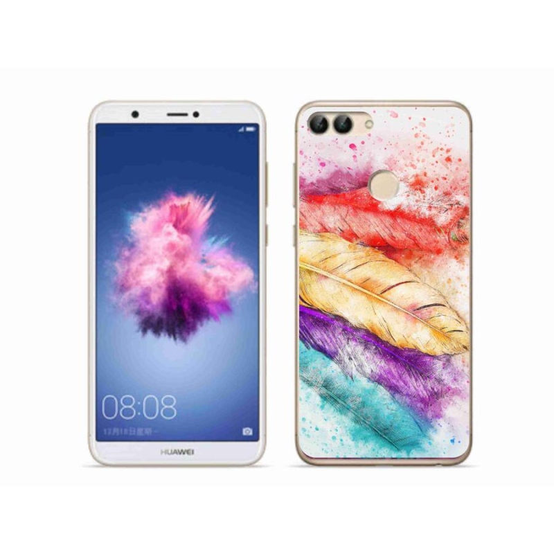 Gél borító mmCase mobiltelefonhoz Huawei P Smart - színes toll