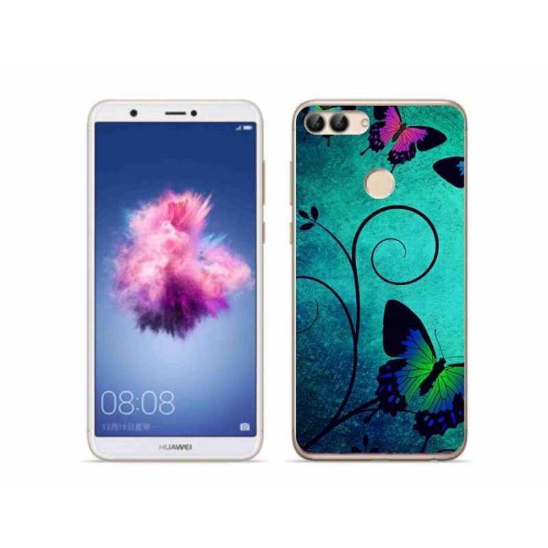 Gél borító mmCase mobiltelefonhoz Huawei P Smart - színes pillangók