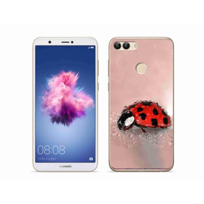 Gél borító mmCase a mobil Huawei P Smart - katicabogárhoz