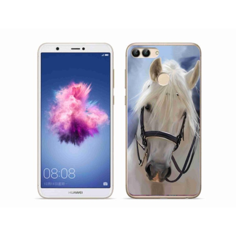 Gél borítás mmCase a Huawei P Smarthoz - fehér ló
