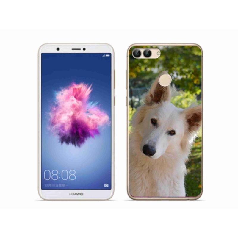 Gél borítás mmCase a Huawei P Smarthoz - fehér Swiss Shepherd 1
