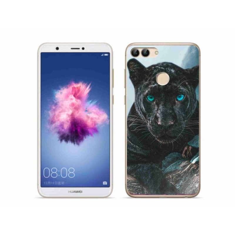 Gél borítás mmCase a Huawei P Smarthoz - fekete párduc