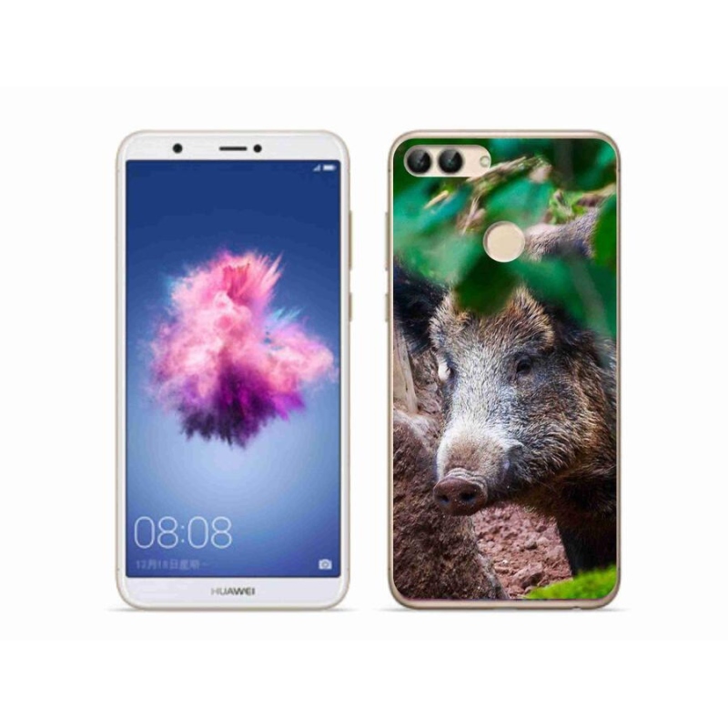 Gél borító mmCase mobil Huawei P Smart - vaddisznóhoz