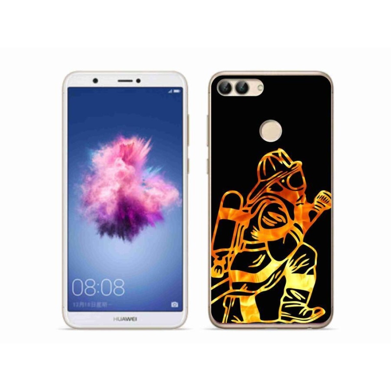 Gél borítás mmCase mobil Huawei P Smart - tűzoltó 1