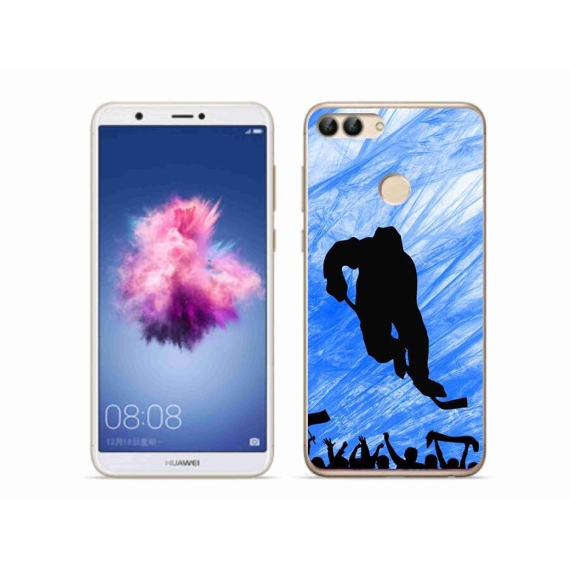 Gél borítás mmCase a mobil Huawei P Smart - hokijátékos számára