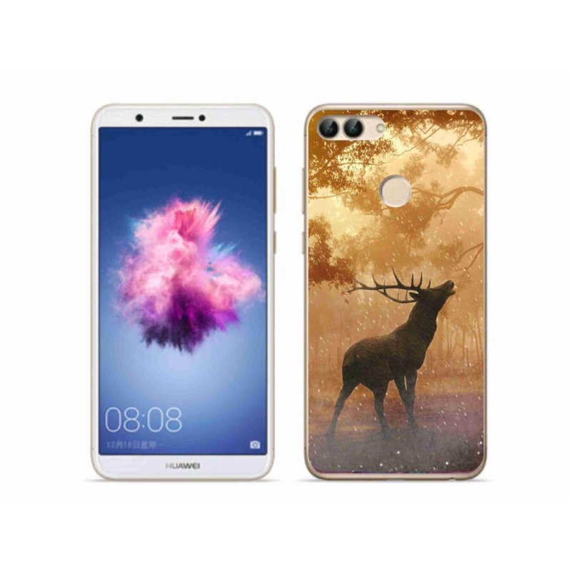 Gél borító mmCase mobil Huawei P Smart - szarvas a vadászatban