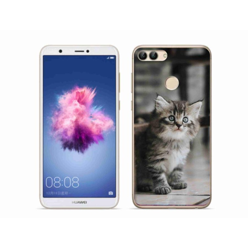 Gél borítás mmCase mobil Huawei P Smart - cica