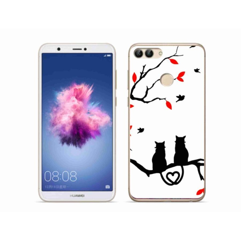 Gél borító mmCase a Huawei P Smarthoz - macskaszerelem