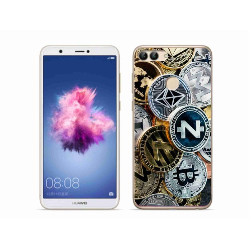 Gél borító mmCase a Huawei P Smart számára - kriptovaluták