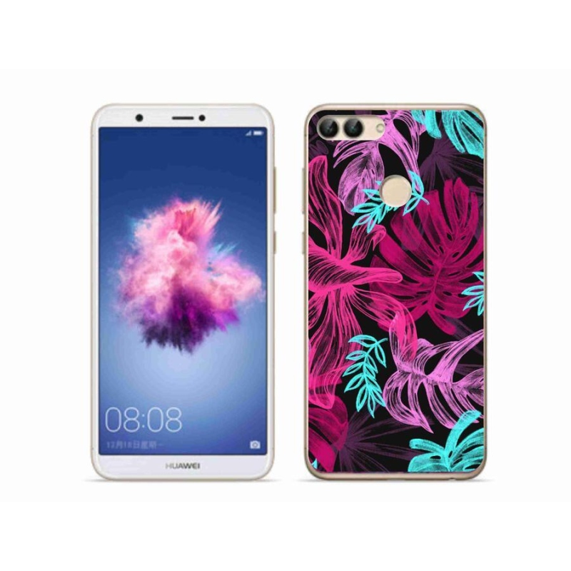 Gél borító mmCase a mobil Huawei P Smart - virágok 1