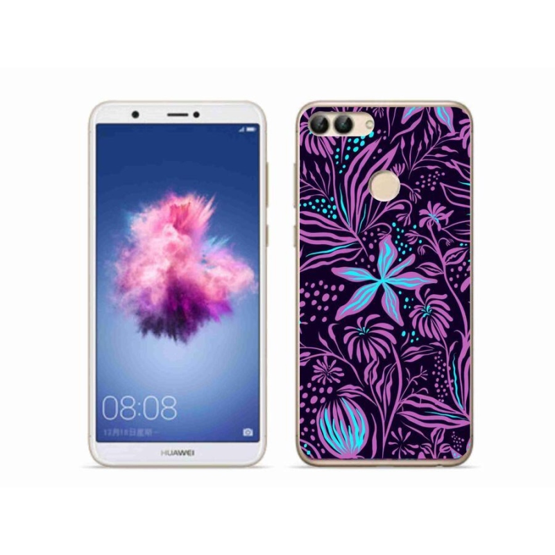 Gél borító mmCase a mobil Huawei P Smart - virágok 2