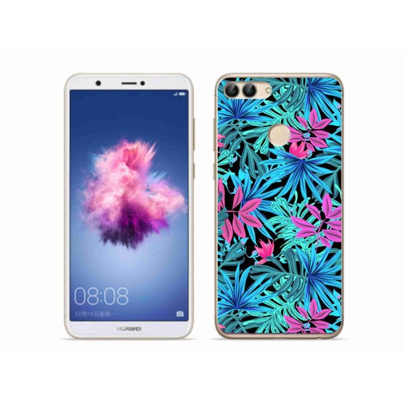 Gél borító mmCase a mobil Huawei P Smart - virágok 3