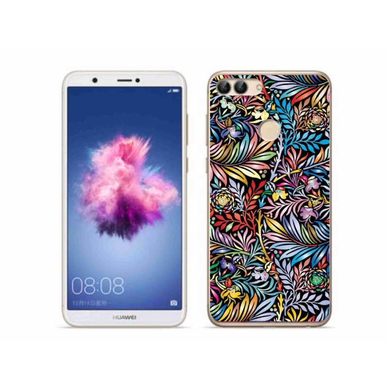 Gél borító mmCase a mobil Huawei P Smart - virágok 5
