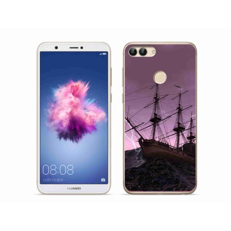 Gél borítás mmCase a Huawei P Smarthoz - hajó a viharban