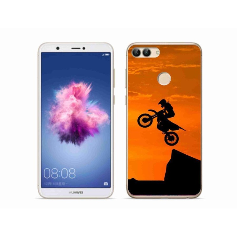 Gél borítás mmCase mobil Huawei P Smart - motocross