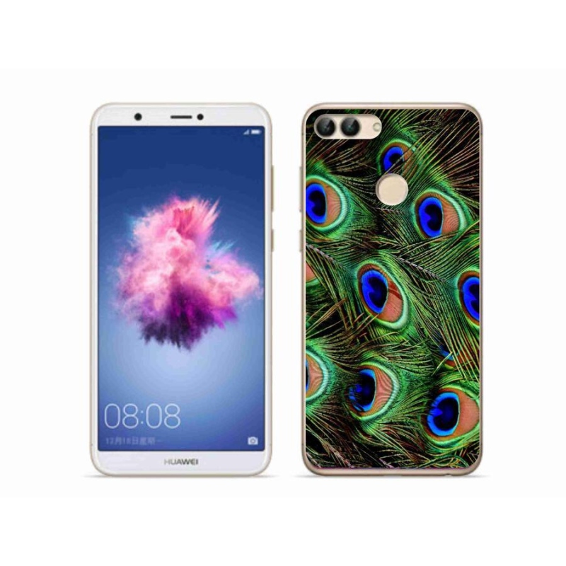 Gél borítás mmCase a Huawei P Smarthoz - pávatoll