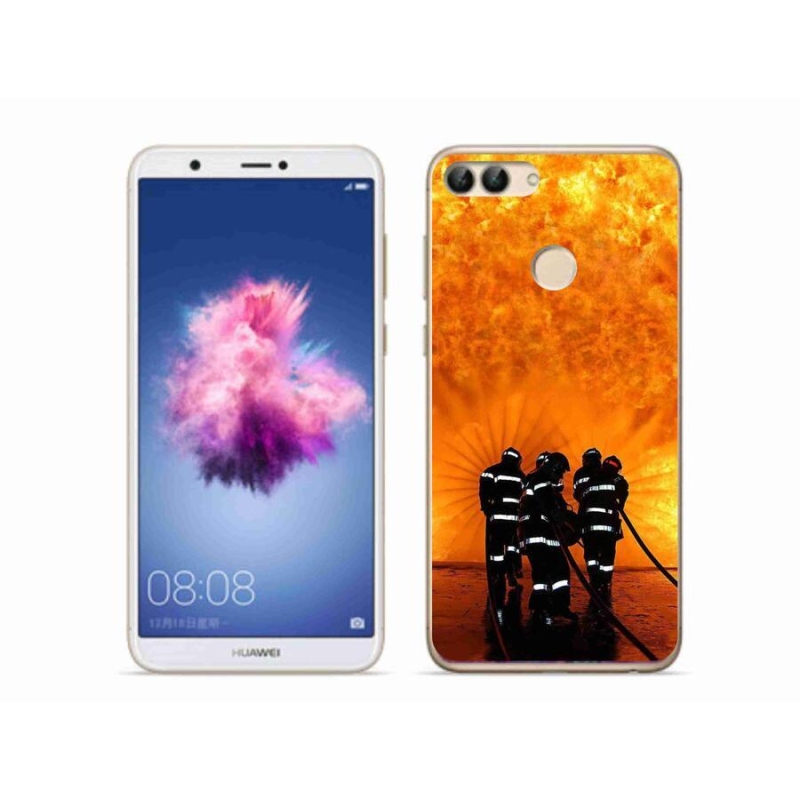 Gél borítás mmCase mobil Huawei P Smart - tűz