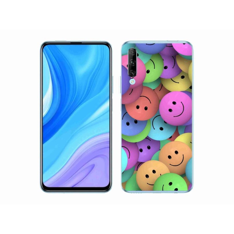 Gél borító mmCase mobiltelefonhoz Huawei P Smart Pro (2019) - színes smiley-k