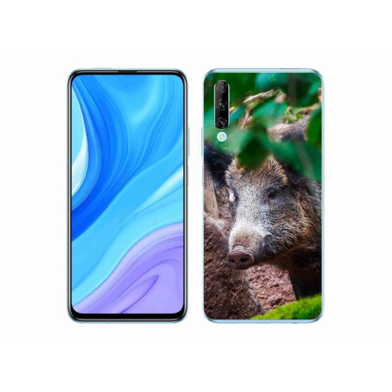Gél borítás mmCase a Huawei P Smart Pro (2019) számára - vaddisznó