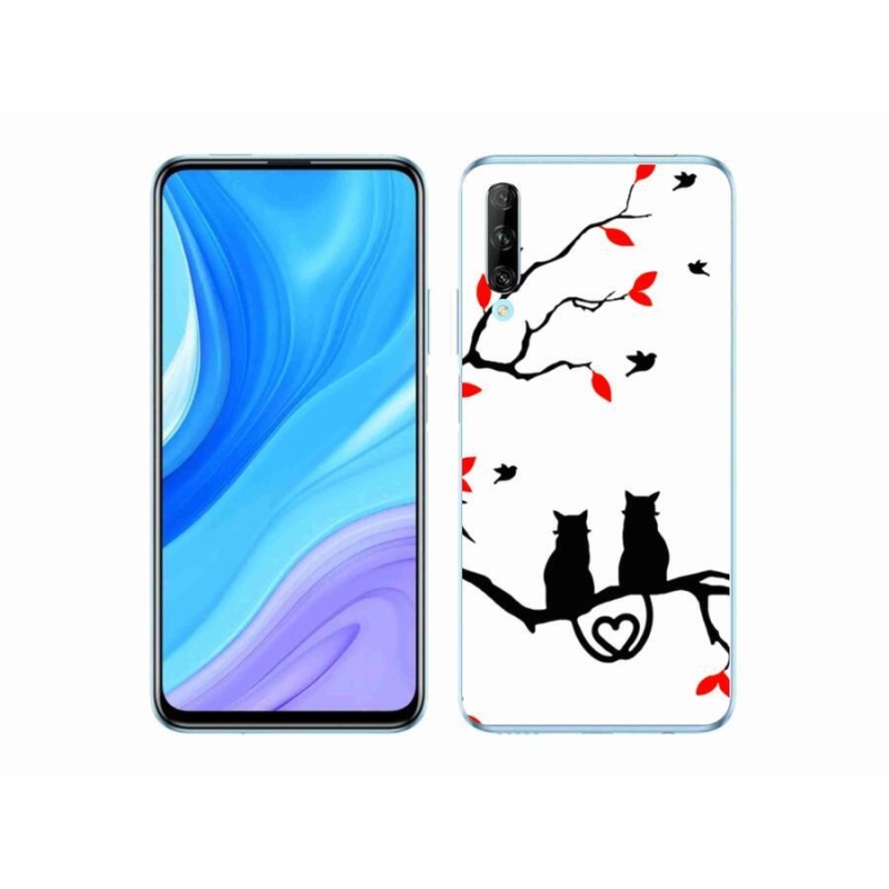 Gél borítás mmCase a Huawei P Smart Pro (2019) számára - macskaszerelem