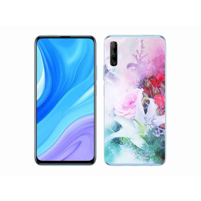 Gél borító mmCase a mobil Huawei P Smart Pro (2019) - virágok 4