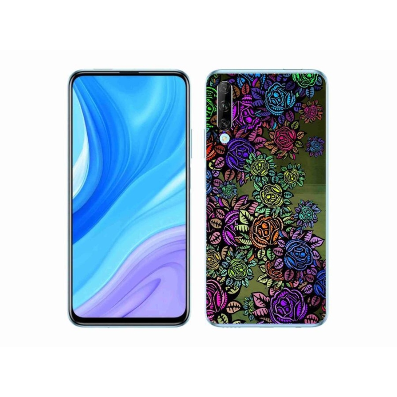 Gél borító mmCase a mobil Huawei P Smart Pro (2019) - virágok 6