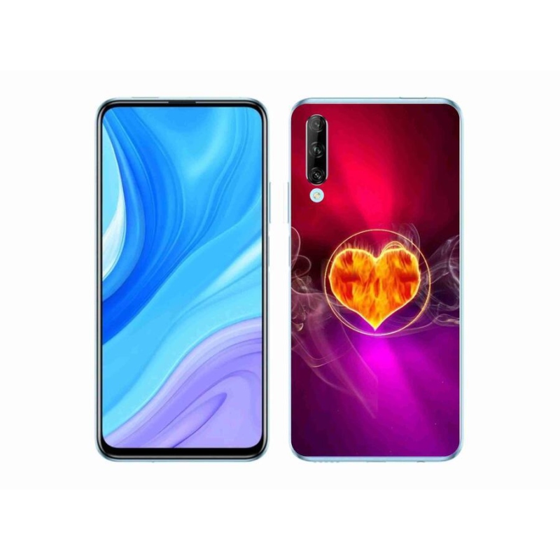 Gél borító mmCase a mobil Huawei P Smart Pro (2019) - tűzszív