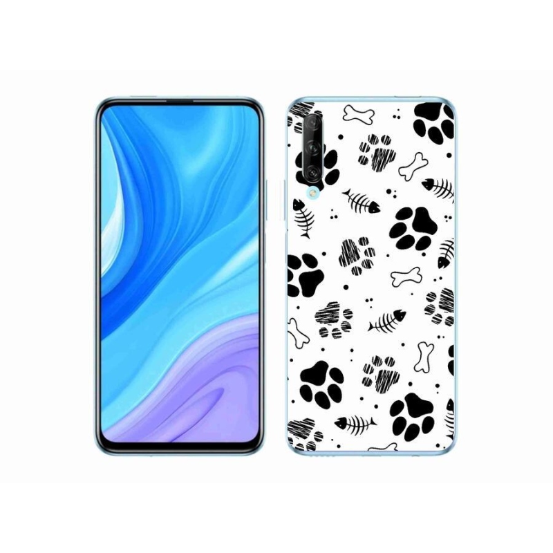 Gél borítás mmCase mobil Huawei P Smart Pro (2019) - kutyamancsok 1