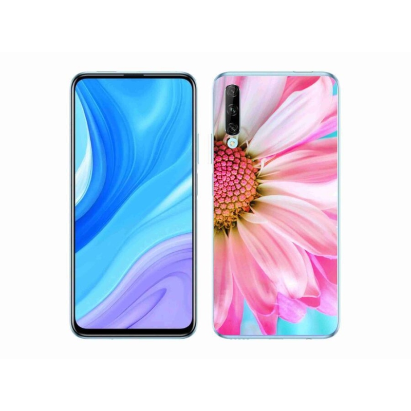 Gél védőhuzat mmCase a Huawei P Smart Pro (2019) számára - rózsaszín virág