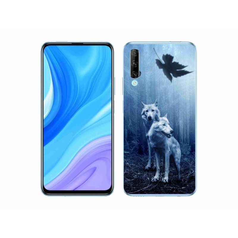 Gél borítás mmCase mobil Huawei P Smart Pro (2019) - farkasok az erdőben