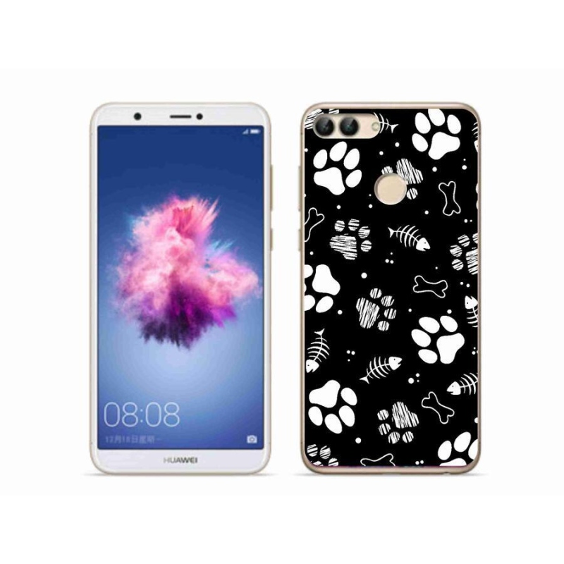 Gél borítás mmCase mobil Huawei P Smart - kutyamancsok