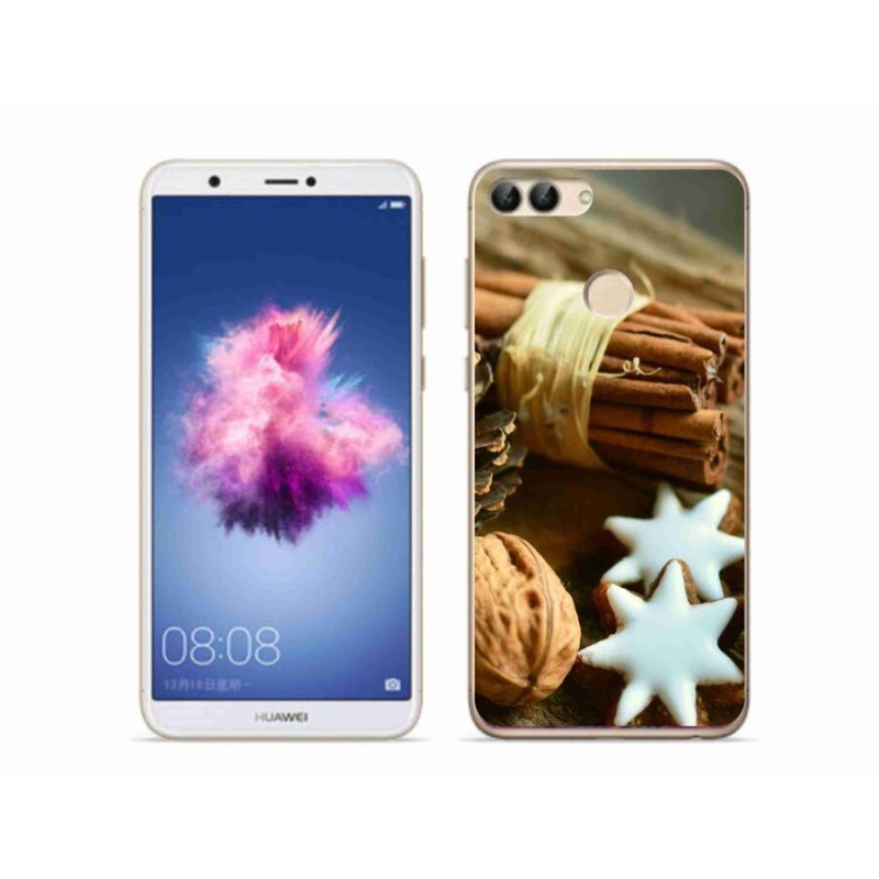 Gél borítás mmCase a Huawei P Smarthoz - fahéj és mézeskalács