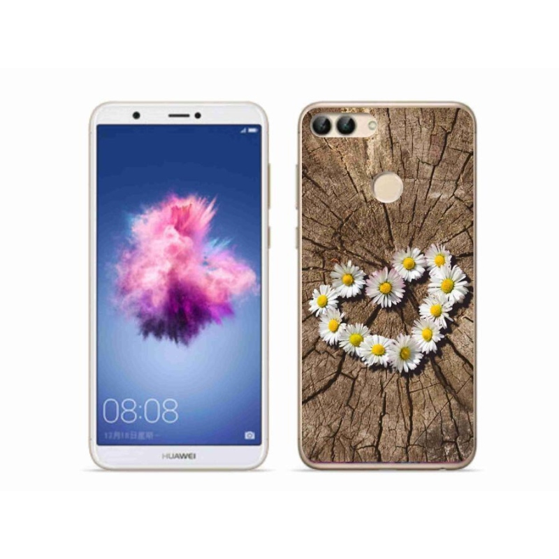 Gél borító mmCase a mobil Huawei P Smart - szív a százszorszépek szívéhez