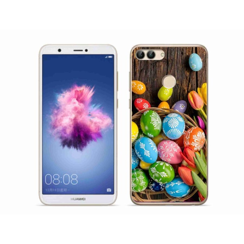 Gél borító mmCase mobil Huawei P Smart - Húsvéti tojás