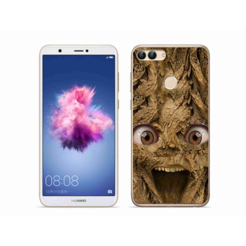 Gél borító mmCase mobiltelefonhoz Huawei P Smart - vidám fa szemekkel