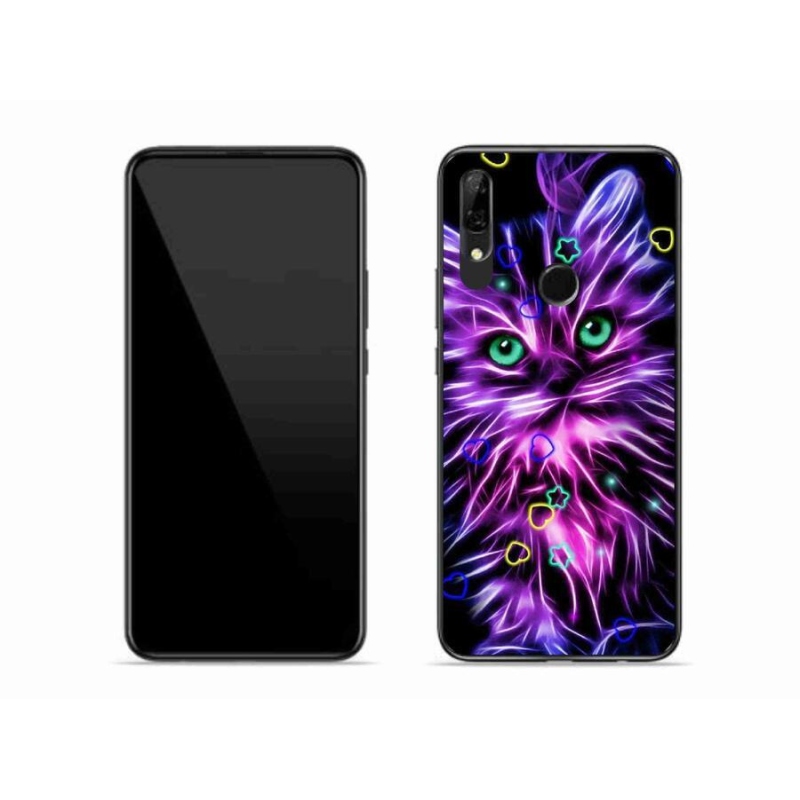 Gél borító mmCase mobil Huawei P Smart Z - absztrakt macska