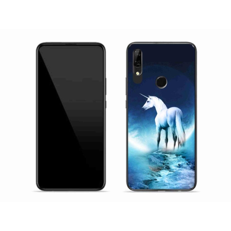 Gél védőhuzat mmCase a Huawei P Smart Z készülékhez - fehér egyszarvú