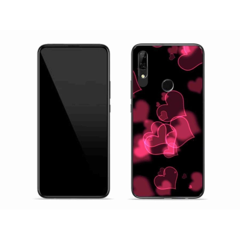 Gél borítás mmCase a Huawei P Smart Z készülékhez - piros szívek