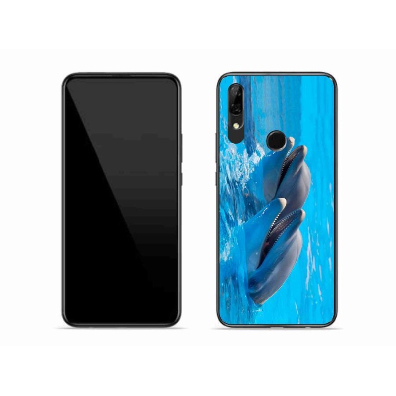 Gél borító mmCase mobil Huawei P Smart Z - delfinek - mobiltelefonokhoz