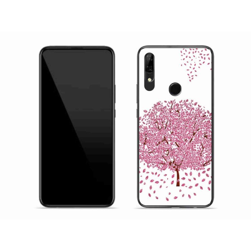 Gél borító mmCase mobil Huawei P Smart Z - rajzfilm fa levelekkel